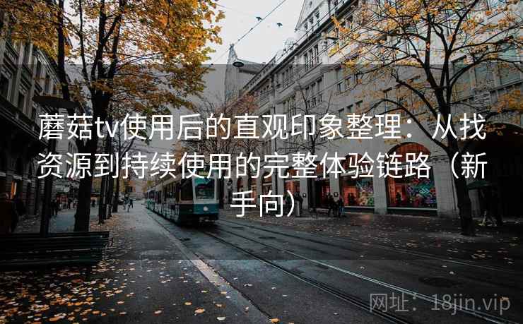 蘑菇tv使用后的直观印象整理：从找资源到持续使用的完整体验链路（新手向）