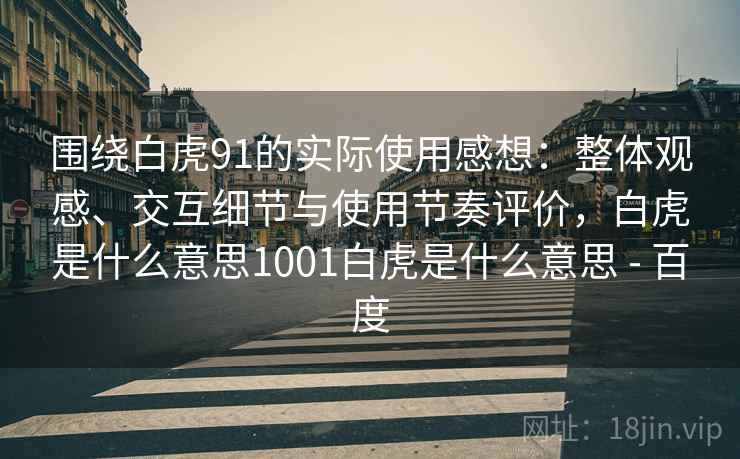 围绕白虎91的实际使用感想：整体观感、交互细节与使用节奏评价，白虎是什么意思1001白虎是什么意思 - 百度