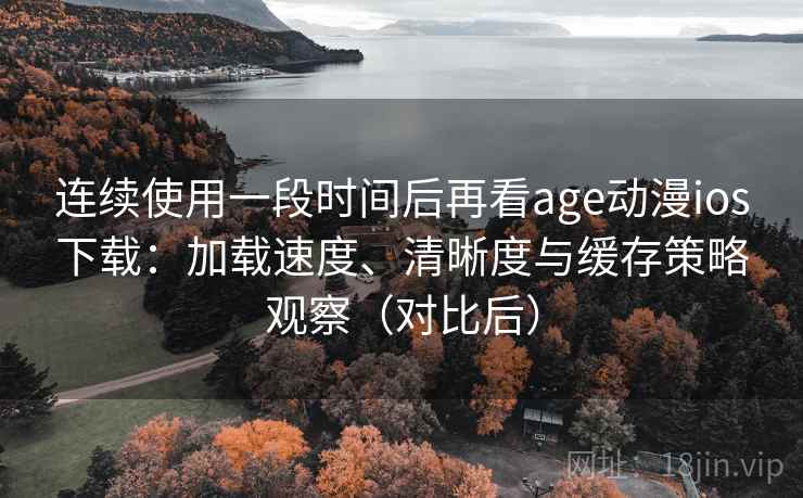 连续使用一段时间后再看age动漫ios下载：加载速度、清晰度与缓存策略观察（对比后）